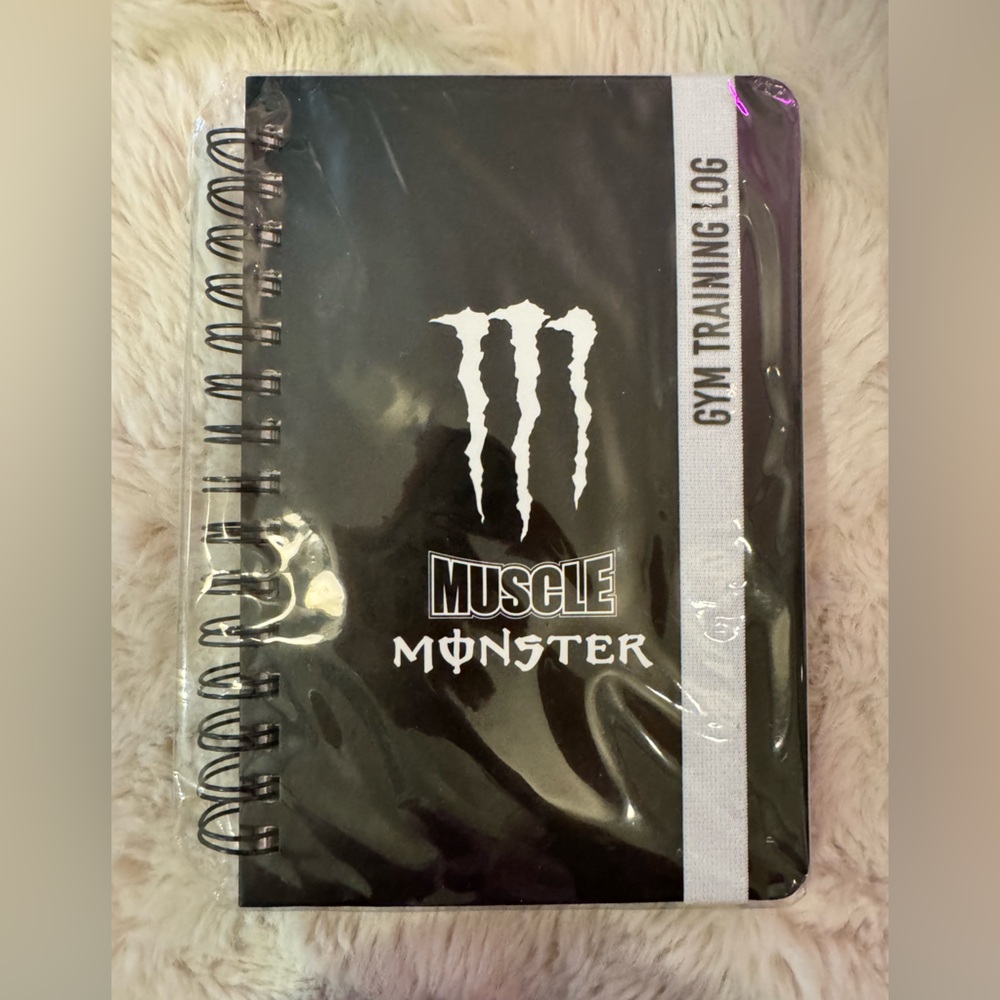 Monster Energy Muscle Monster Gym Training Log Notebook